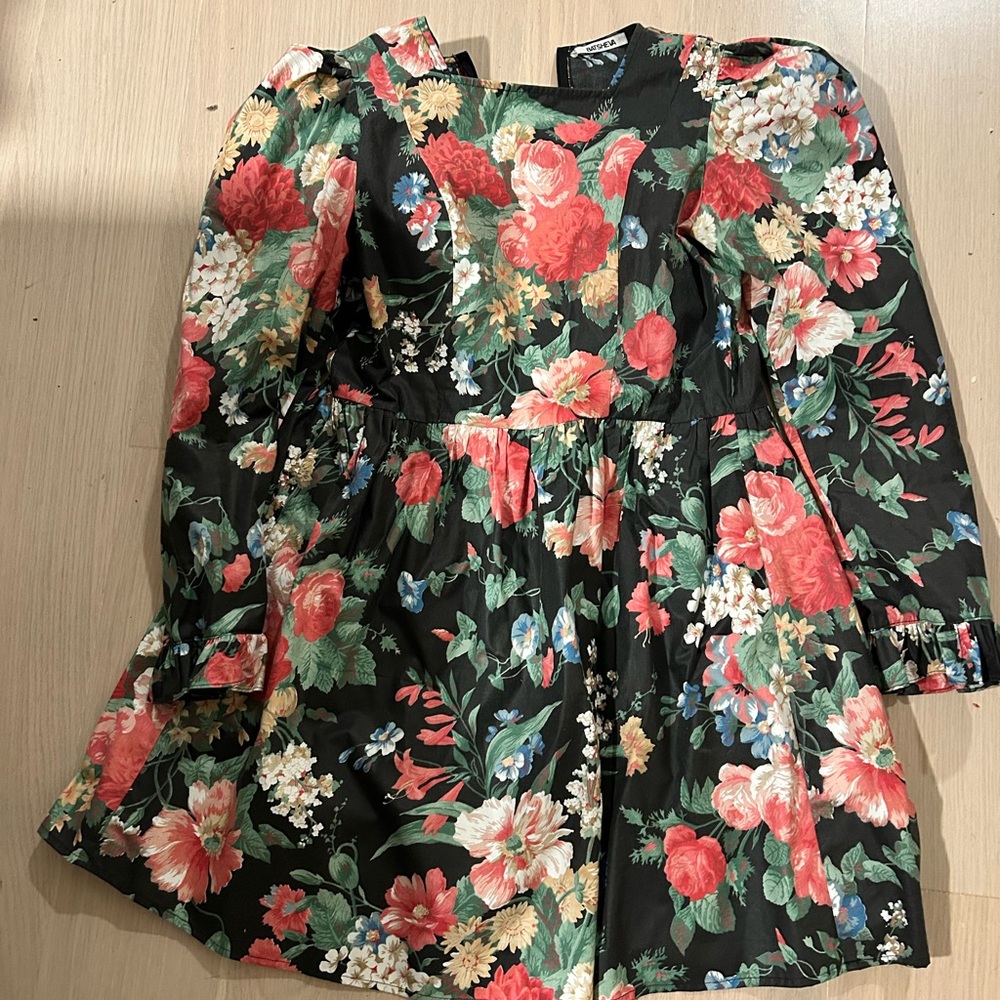Batsheva floral mini dress with pockets! - Picture 3 of 4